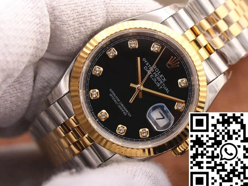 Rolex Black EW M126233-0021 Datejust Dial Diamond Factory 1222